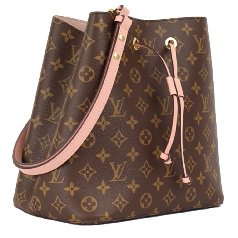 Louis Vuitton NeoNoe Monogram Rose Poodle Shoulder Bag Pink